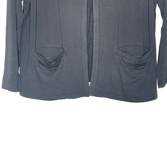 J.Jill Wherever Long Sleeve Cardigan. Size M Dark Gray. - Picture 3 of 12